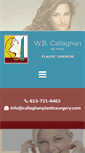 Mobile Screenshot of callaghanplasticsurgery.com